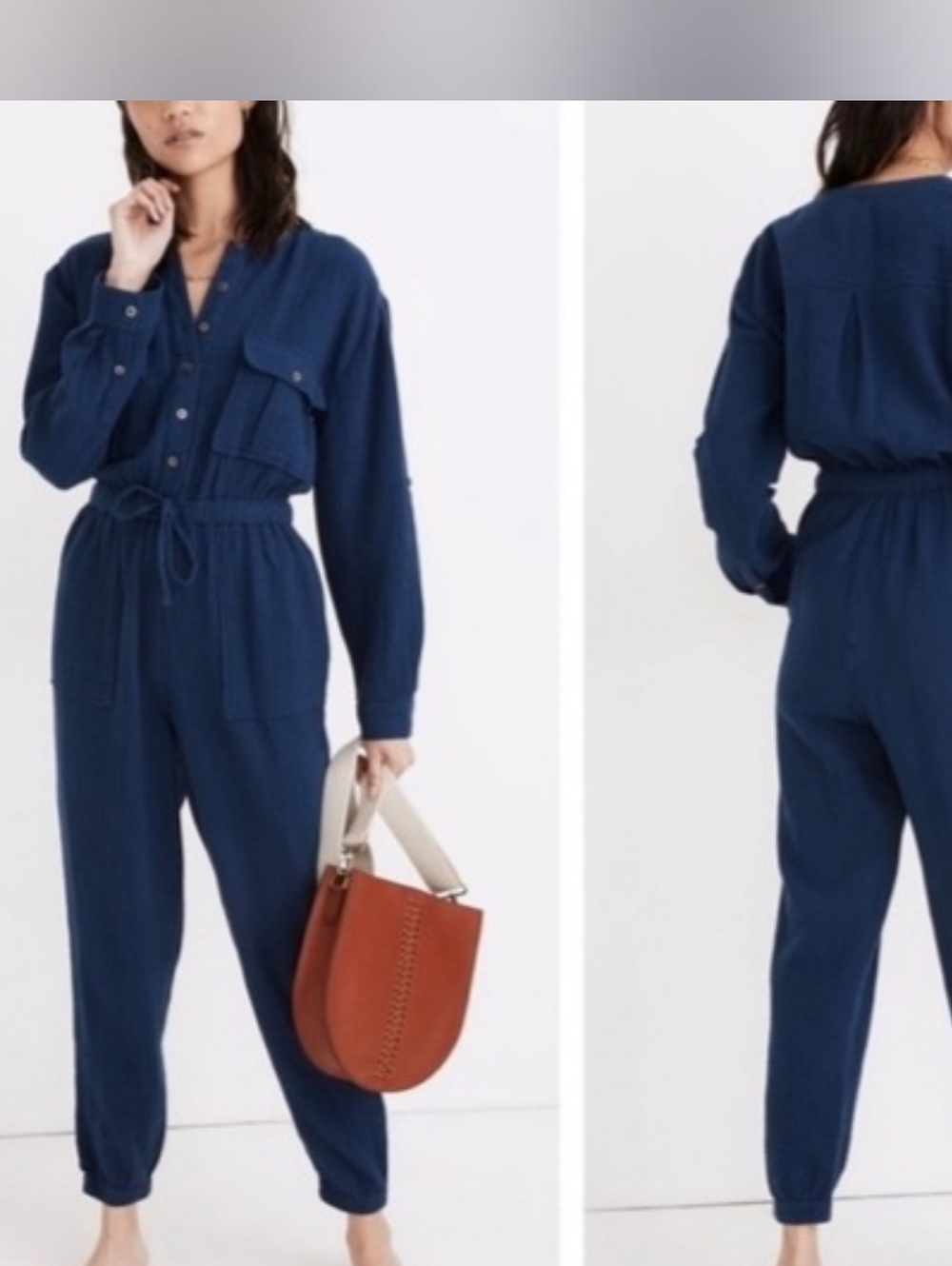 Navy Jumpsuit